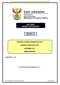 IsiXhosa HL P3 Nov 2010 Memo.pdf